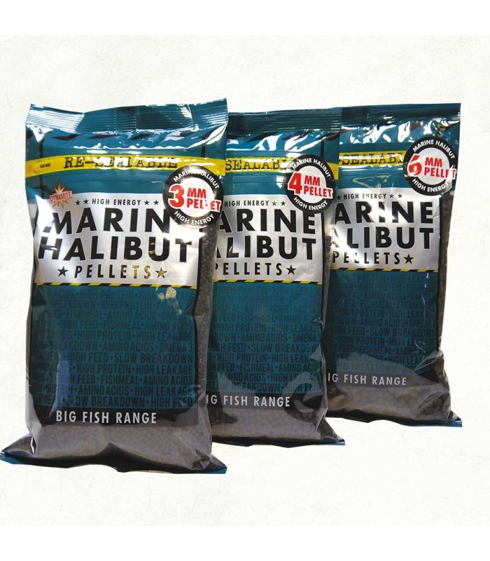 Dynamite Baits Marine Halibut Pellets 4mm 900gr