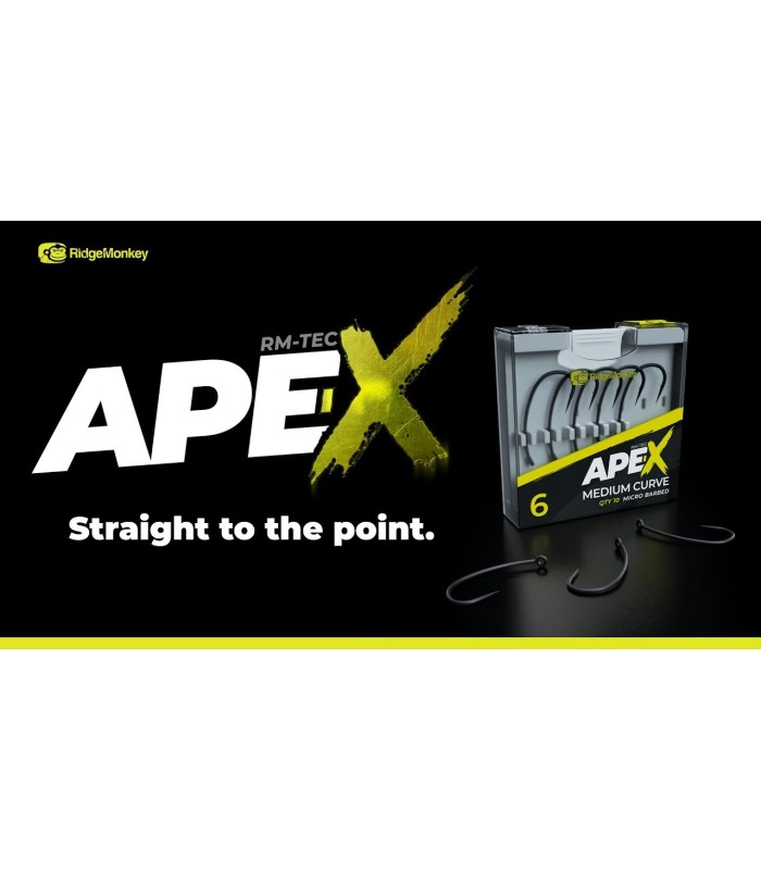 RidgeMonkey APE-X Medium Curve Hooks size 4