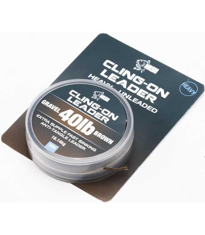 Nash Cling-On Leader Gravel 40lb 10m