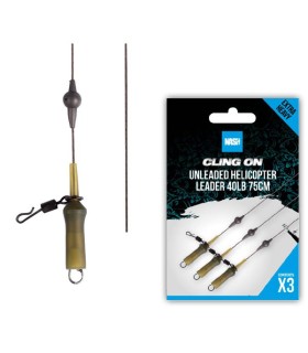 Nash Ready Tied Helicopter Leader 40lb 75cm