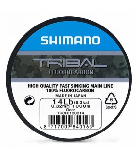 Shimano Tribal Fluorocarbon 14lb 0,32mm 1000mt Clear