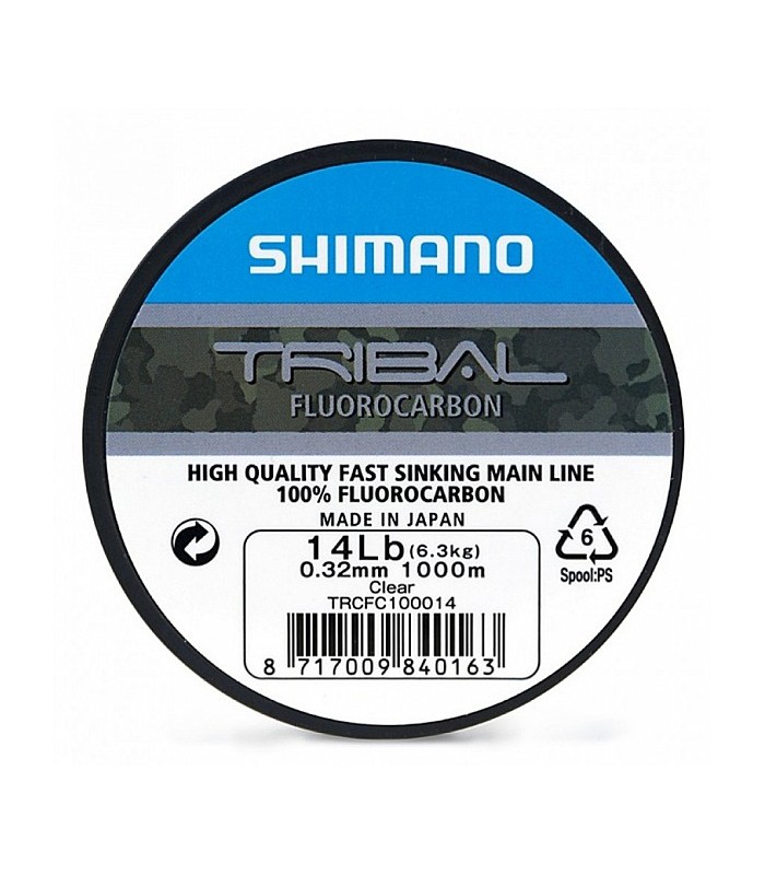 Shimano Tribal Fluorocarbon 14lb 0,32mm 1000mt Clear