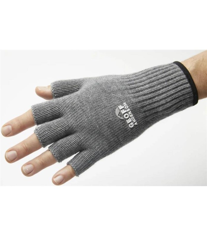 Geoff Anderson WizWool Corespun Fingerless Glove Grey
