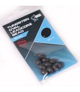 Nash Tungsten Oval Leadcore Bead 8mm