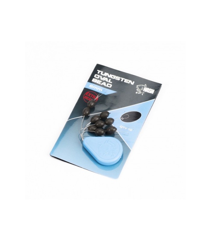 Nash Tungsten Oval Beads 6mm