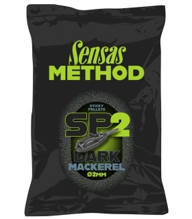 Sensas Method Sticky Pellets Dark Mackerel 2mm