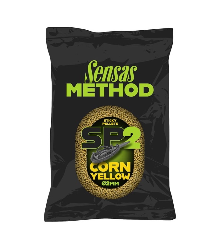 Sensas Method Sticky Pellets Yellow Corn 2mm