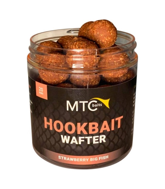MTC Hookbait Wafter Strawberry Big Fish 20mm