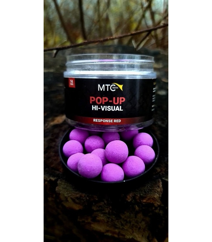MTC Pop Up Hi-Visual Response Red 14mm