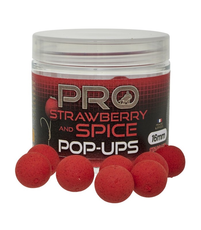 Starbaits Pro Strawbarry Spice Pop Up 16mm