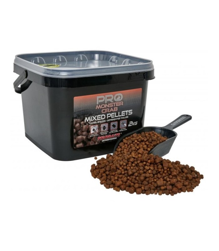 Starbaits Pro Monster Crab Pellets Mixed 2kg