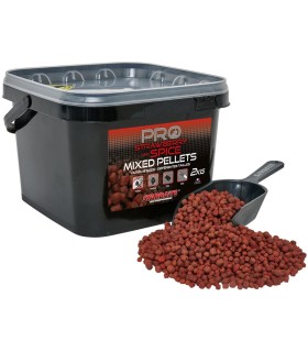 Starbaits Pro Strawberry Spice Pellets Mix 2kg