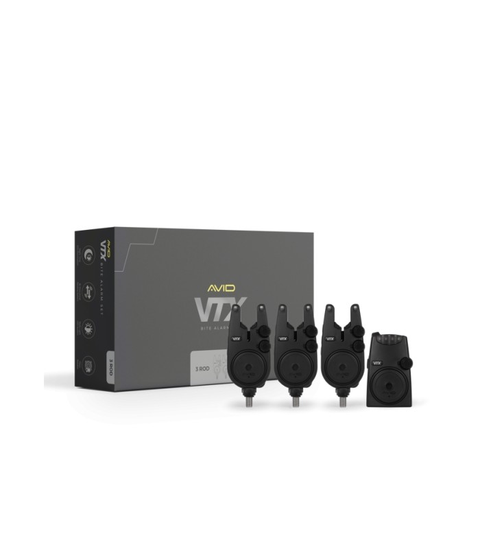 Avid Carp VTX Bite Alarm Set 3+1