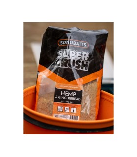 Sonubaits Supercrush Hemp & Gingerbread Groundbait 2 kg