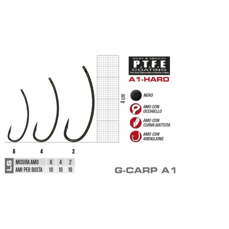 Gamakatsu G-Carp A1 Long Claw size:4