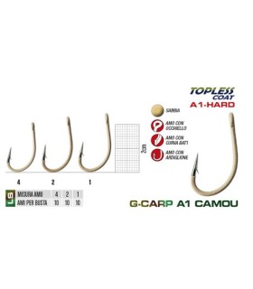 Gamakatsu G-Carp A1 Super Camo Sand size:2