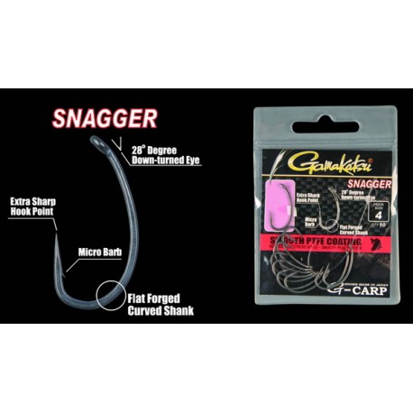 Gamakatsu Snagger Hi Carbon Size:4