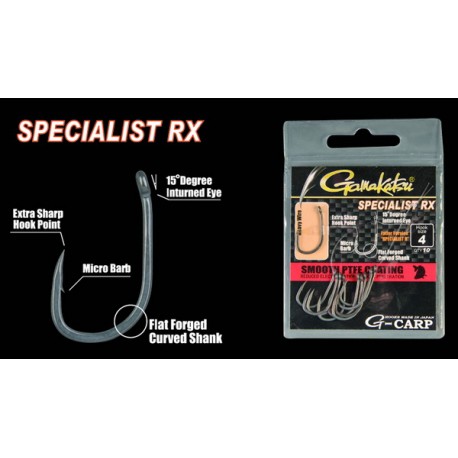 Gamakatsu Specialist RX Hi Carbon Size:8