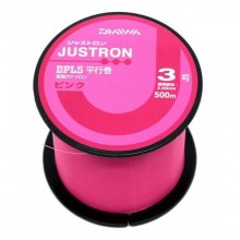 DAIWA FILO JUSTRON DPLS 0,33mm 500mt Fluo Pink (made in japan)