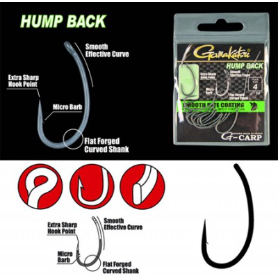 Gamakatsu Hump Back Hi Carbon Size:2