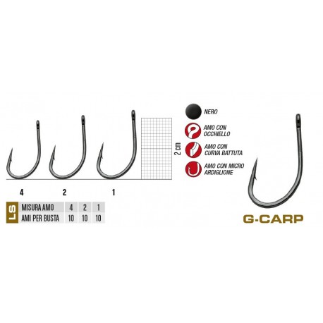 GAMAKATSU AMO G-CARP SUPER LW MB4 size 1