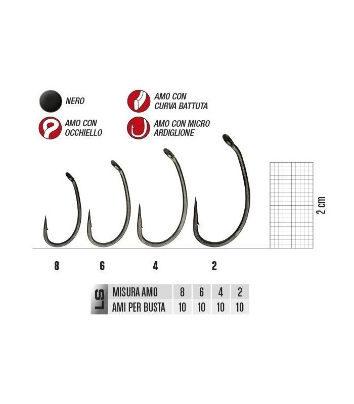 GAMAKATSU SNAGGER HI CARBON Size: 2