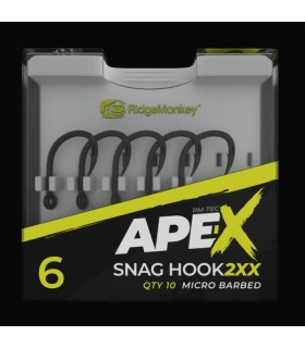 RidgeMonkey Ape-X Snag Hook 2XX size:4