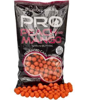 Starbaits Pro Peach & Mango Boiles 14mm 2kg