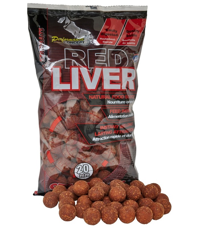 Starbaits PC Red Liver Boiles 20mm 2kg