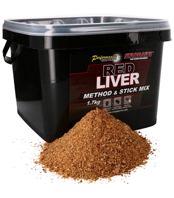 Starbaits Red Liver Method & Stick Mix 1,7kg
